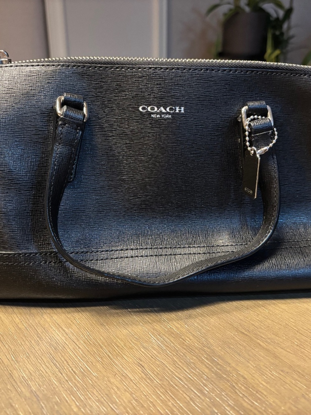 Coach black handbag